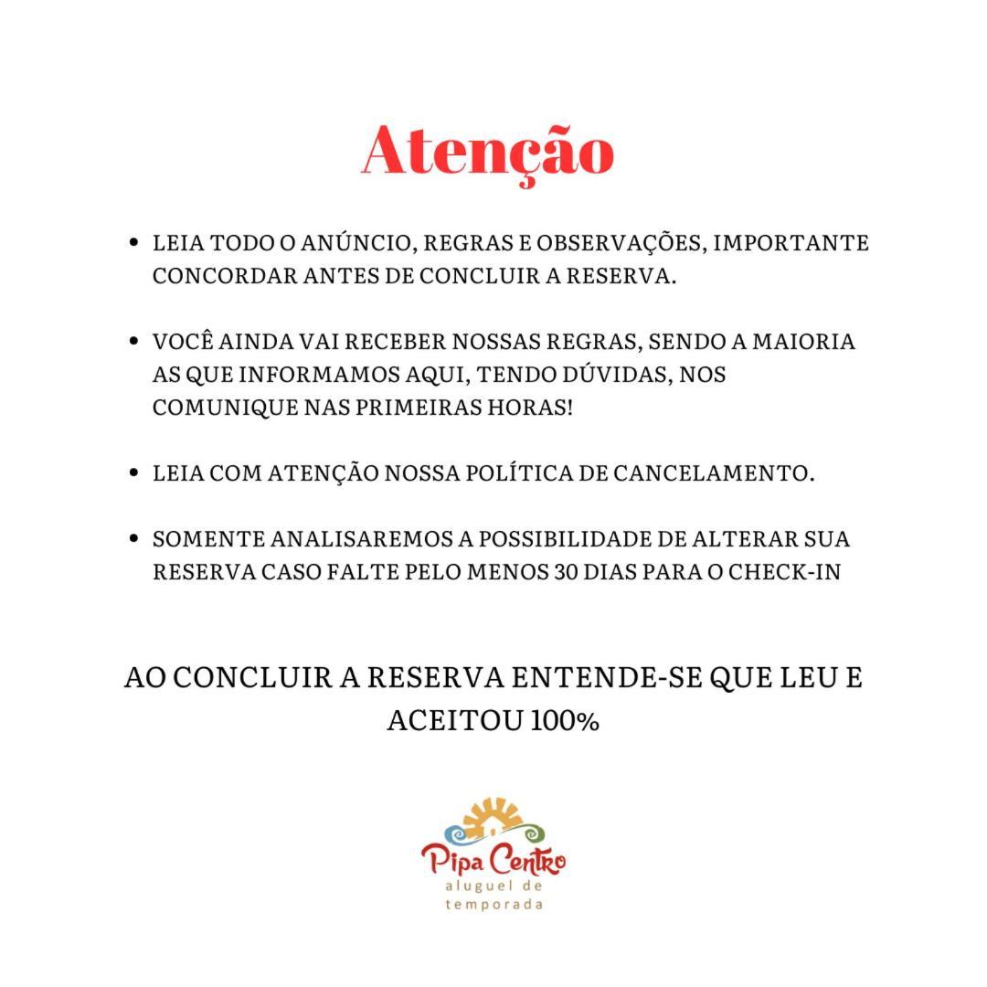 Condominio Solar Pipa - Apartamento Economico, Sem Varanda Praia de Pipa Kültér fotó